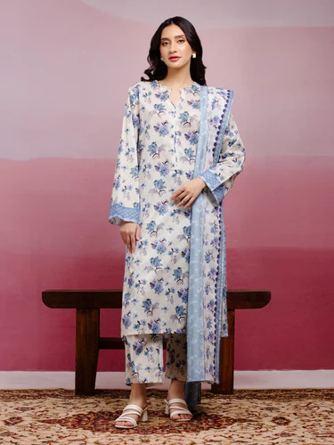 Amber Dawn Unstitched Lawn Suit